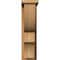 Ekena Millwork Ridgewood Rough Sawn Corbel w/Backplate, Western Red Cedar, 6"W x 14"D x 22"H COR06X14X22RID01RWR - alternate 3